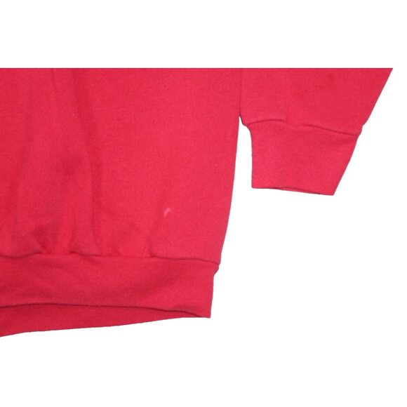 Vintage Santa Christmas Sweatshirt Winter Red Crewneck St Nick Tultex Size 2X - Picture 5 of 7